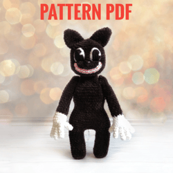 cartoon cat crochet pattern in english pattern