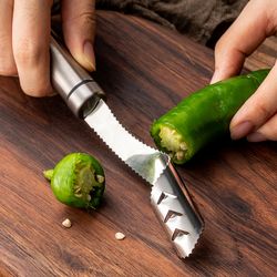 green pepper seed remover tool fruit and vegetable core remover