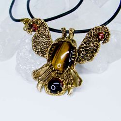 talisman of abetment twosided skyrim pendant / the elder scrolls necklace / skyrim cosplay necklace / oblivion morrowind