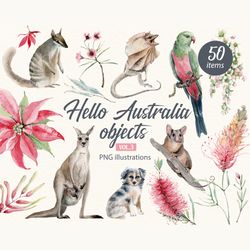 hello australia vol.3 objects 50 items