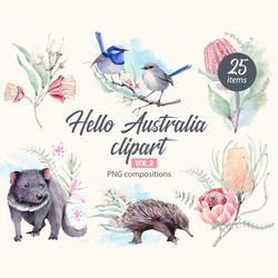 hello australia vol.2 clipart