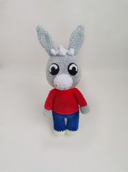 donkey trotro 11", gifts for donkey lovers, stuffed donkey, donkey plush, trotro decorations