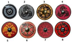 chose your 24'' handmade medieval wooden shield viking shield battle ready best larp shield