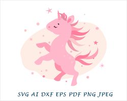 pink girl unicorn