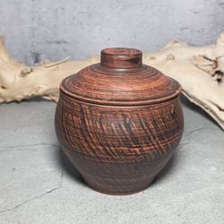 handmade clay pot 20.28 fl.oz cooking pot