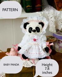 sewing pattern set ,teddy panda, teddy bear , teddy rabbit , teddy bear sewing pattern ,stuffed stuffed rabbit