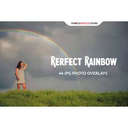 44 rainbow photo overlays 2.0