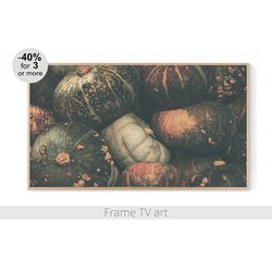 frame art tv autumn fall, frame tv art thanksgiving, frame tv art pumpkin, samsung frame tv art halloween download 589