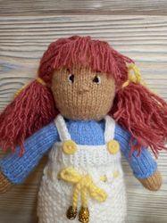 handmade dolls for sale puppet toys knitted doll in clothes soft toy