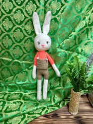 bunny toy rabbit crocheted toys handmade soft toy crochet hare