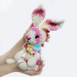 bunny crochet pattern  amigurumi bunny toy pattern pdf in english rabbit toy