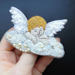 angel brooch pin brooches for woman handmade jewelry