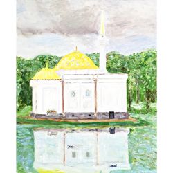 saint petersburg painting landscape original art spring oil painting canvas wall art by larisaray