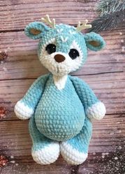 crochet pattern deer, amigurumi toys,plush deer