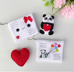 crochet pattern - love letter pattern- crochet envelope pattern- valentines day pattern- english pdf pattern