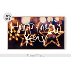 samsung frame tv art digital download 4k, frame tv art new year, frame tv art winter, frame tv art holiday | 185