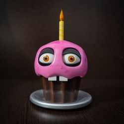 mr. cupcake animatronic from the five nights at freddy's (fnaf)