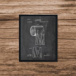 toilet paper patent,toilet art,bathroom prints,bathroom posters,bathroom drawings,bathroom wall art,instant download