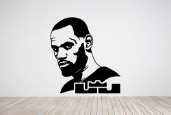 james lebron nba sport basketball stars car sticker wall sticker vinyl decal mural art decor