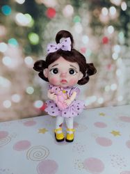 ob11 doll/ collectibles doll/bjd doll/handmade clay doll 5.3 inch