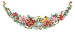 digital - vintage cross stitch pattern - arch - pdf