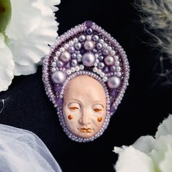 brooch "balance". handmade. magical jewelry.