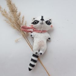 mini raccoon doll - 10cm