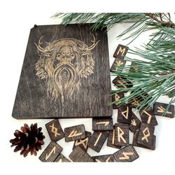 runes set norse mythology, norse pagan rune set, wood runes, old norse runes, elder futhark runes