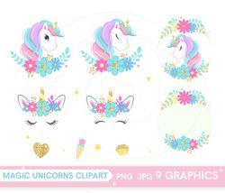 unicorn face sublimation png