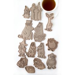 moomin cookie cutters. set 13 pcs.