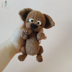 pdf pattern amigurumi puppy. amigurumi dog tutorial digital download