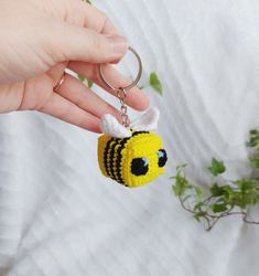 minecraft bee plush minecraft bee keychain