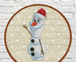 christmas cross stitch patterns, snowman cross stitch, cross stitch pattern pdf