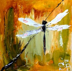 dragonfly original art by serjbond