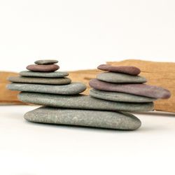 zen meditation balanced stones stacking sea rock glass pebble cairn mood lake baikal