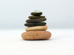 zen meditation balanced stones stacking sea rock glass pebble cairn mood lake baikal