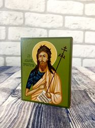 john the baptist | hand painted icon | orthodox icon | religious icon | christian supplies | orthodox gift | holy icon