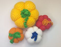 crochet pumpkin, pumpkin pattern, halloween crochet, crochet pattern