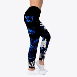 blue stars n stripes leggings