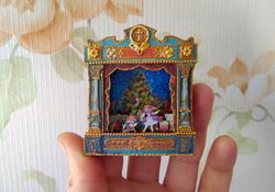 paper theater. puppet miniature. scale 1:12. dollhouse miniature.1:12 scale.