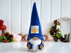 big jewish gnome - hanukkah gnome star of david gnome