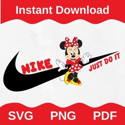 nike 'just do it' campaign featuring minnie mouse-a magical collaboration