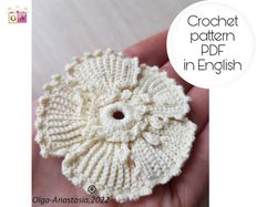 flower crochet pattern , motif crochet pattern , irish crochet flower , flower pattern, crochet pattern ,