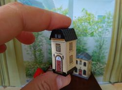 1:12 scale. houses for cockle roomboxes. doll toy.