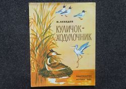 soviet art illustrated retro book printed in 1983 children's book illustrated rare vintage soviet book ussr bird print