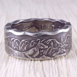 coin ring (australia) wavy