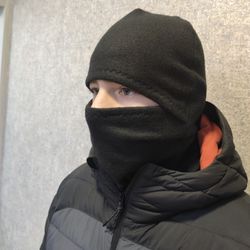 boy's balaclava hat, kid's balaclavas, teenage fullface mask, men's balaclava, black ninja mask, fleece ski mask