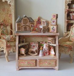 miniature cabinet 1/12 scale