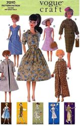 PDF Copy Sewing Pattern Vogue 7010 Clothes for Dolls 11 1\2 inch