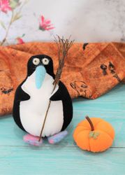 small soft penguin toy- halloween gift, funny halloween decor